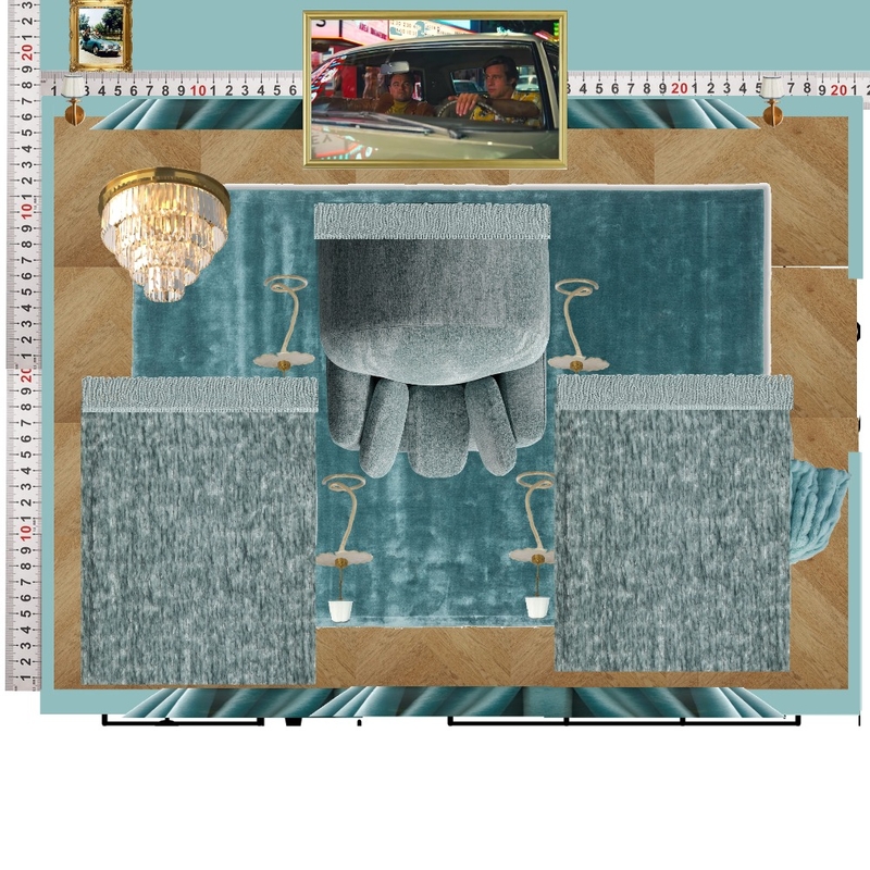 Cinema Blue Colour Drench Mood Board by dl2407 on Style Sourcebook