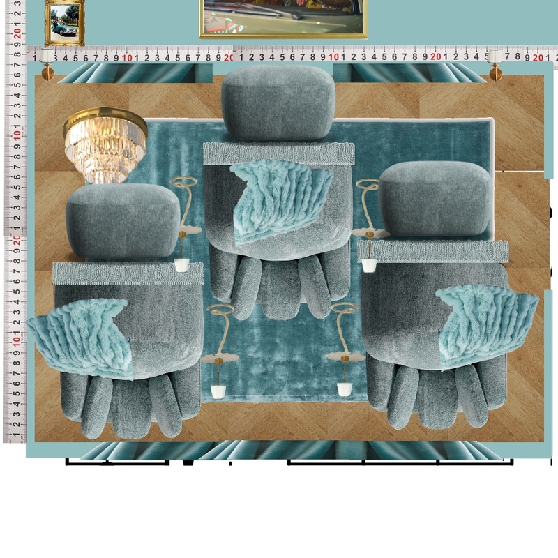 Cinema Blue Colour Drench Mood Board by dl2407 on Style Sourcebook
