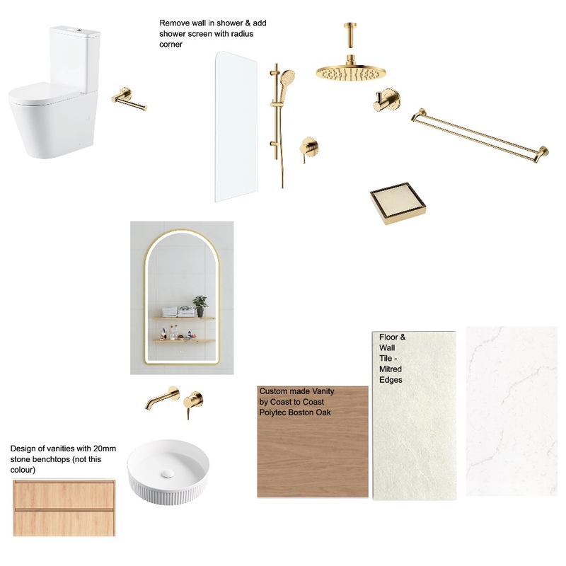 Ensuite Bathroom Mood Board by IIDR Interior Design on Style Sourcebook