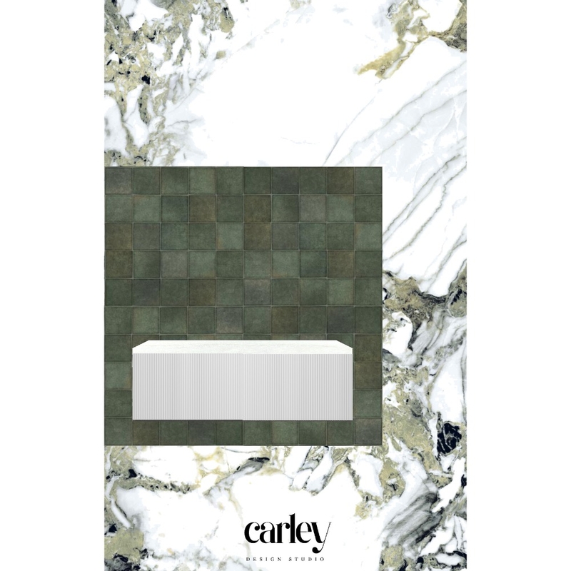 Jade Marble Tile Bathroom 11 Mood Board by Carley Design Studio on Style Sourcebook