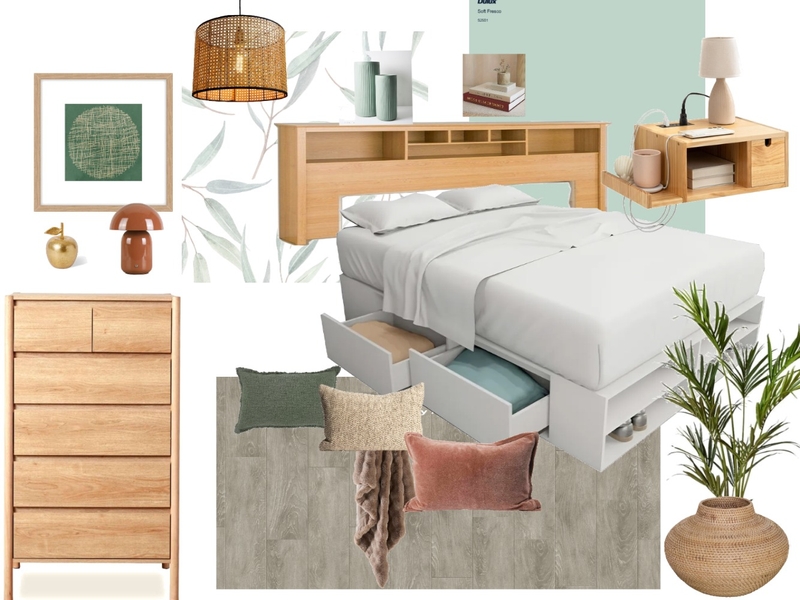 Dormitorio departamento pequeño Mood Board by Graziella on Style Sourcebook