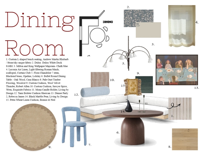 Dining Room Mood Board by BeaRoseRees on Style Sourcebook