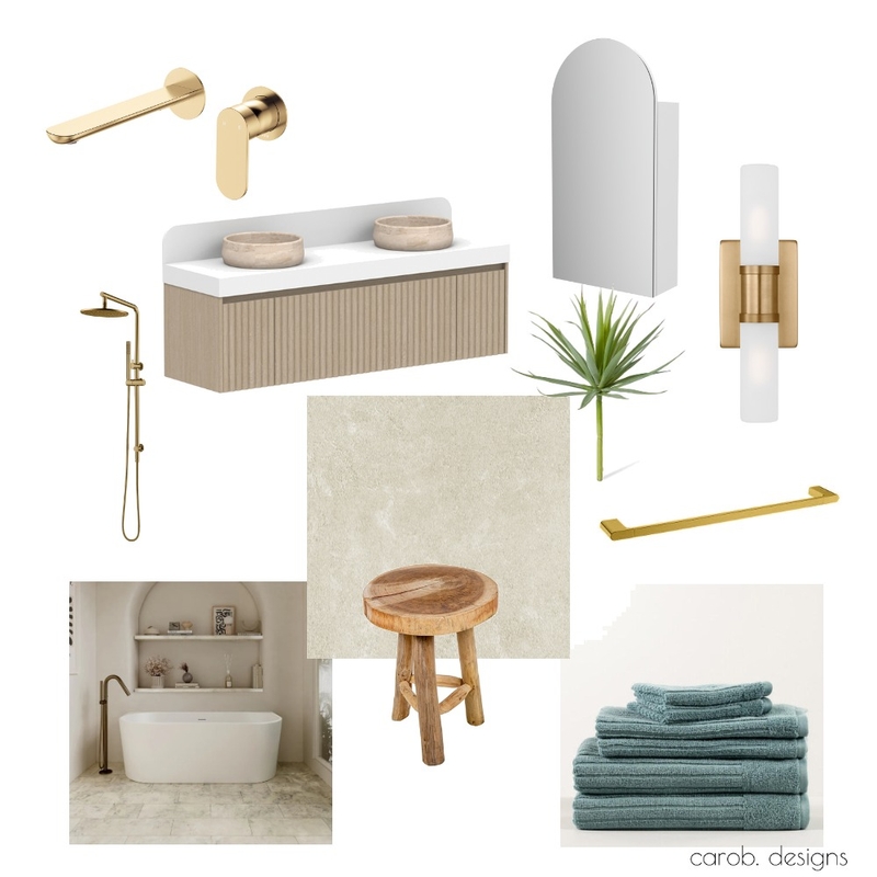 Ensuite - Mt Eliza Project Mood Board by carob. designs on Style Sourcebook