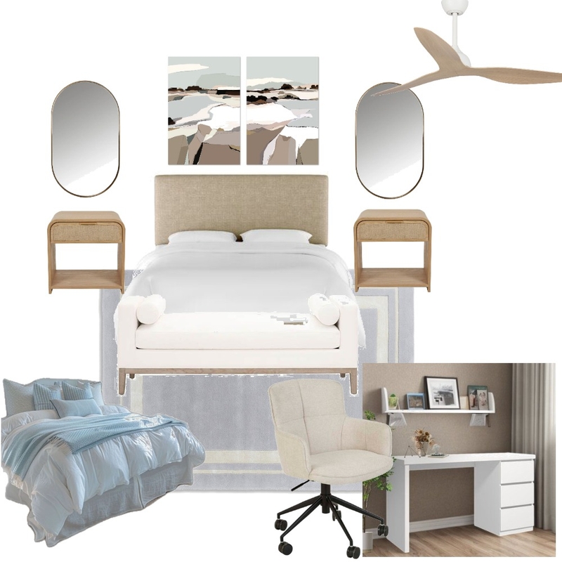 Reneasha Simmons Guest Bedroom Mood Board Mood Board by jdarinteriors on Style Sourcebook