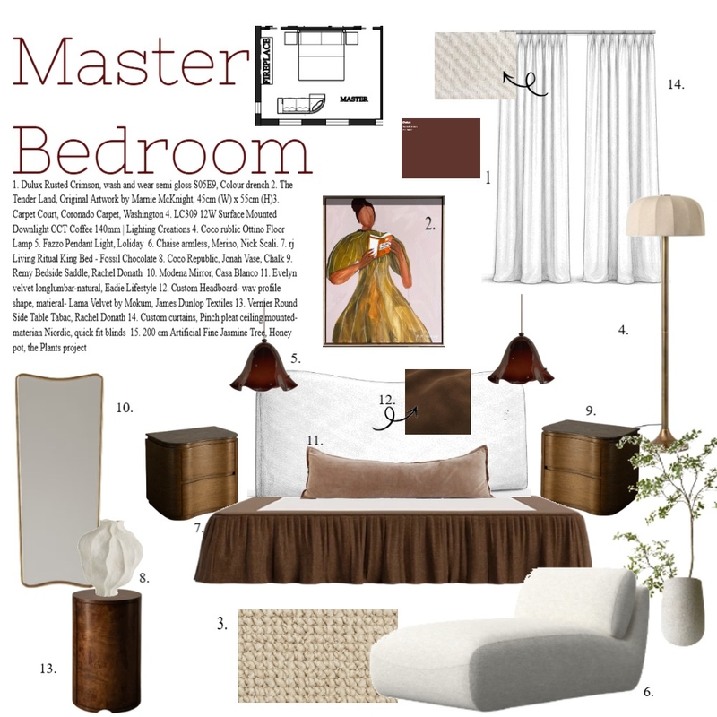 Master Bedroom Mood Board by BeaRoseRees on Style Sourcebook