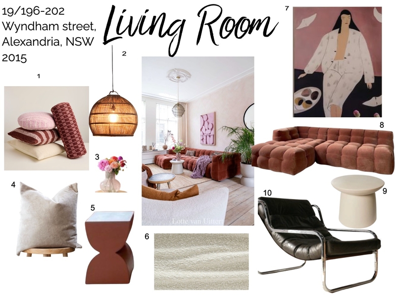Nicky Client- Living Room Mood Board Mood Board by sabrinakc2015@gmail.com on Style Sourcebook