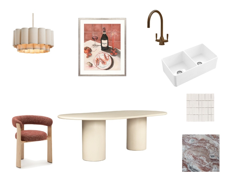 Burgundy Dining Kitchen Mood Board by Style Sourcebook on Style Sourcebook