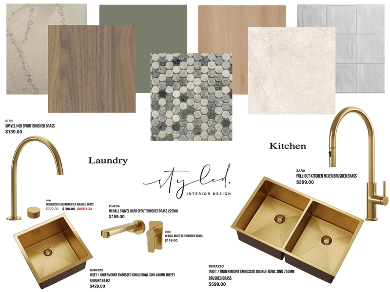 Maine - Kitchen / Laundry Mood Board by Styled Interior Design on Style Sourcebook