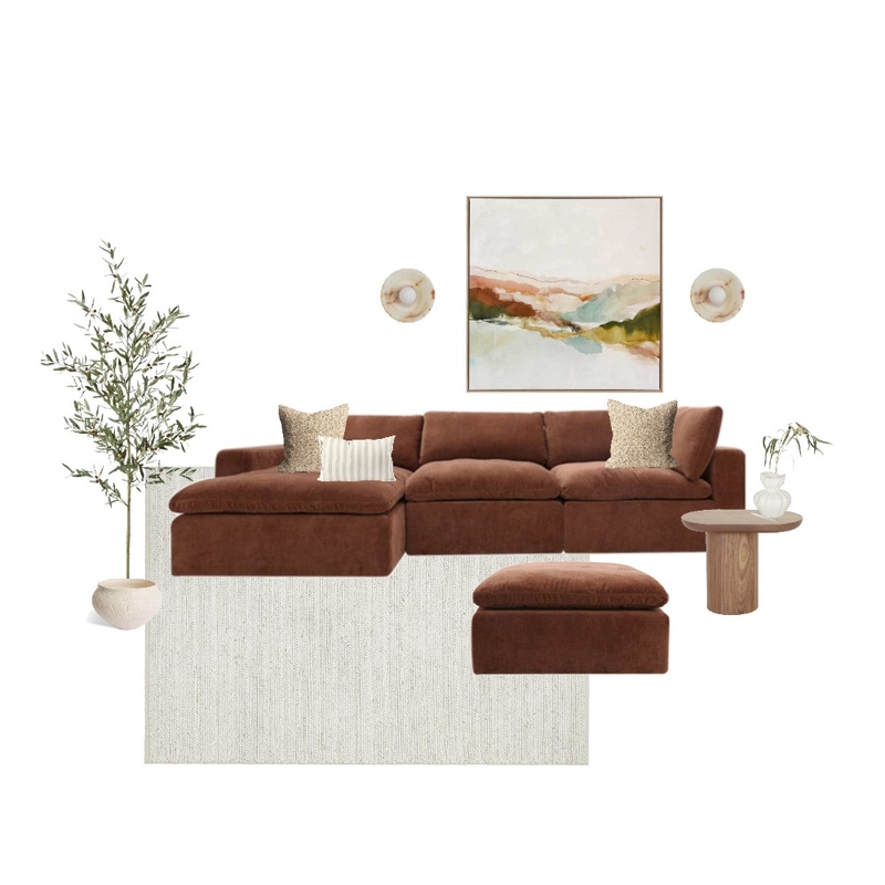 Warm Living Interior Design Mood Board by BecCarman Warm Living Interior Design Mood Board by BecCarman