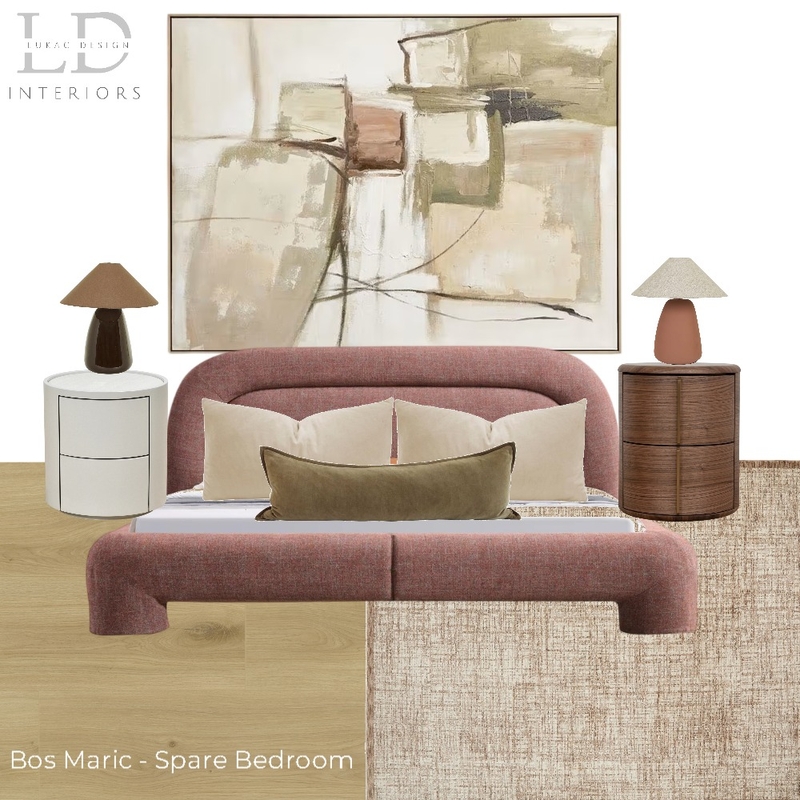 Bos Maric - Spare Bedroom4 Interior Design Mood Board by lukacdesigninteriors