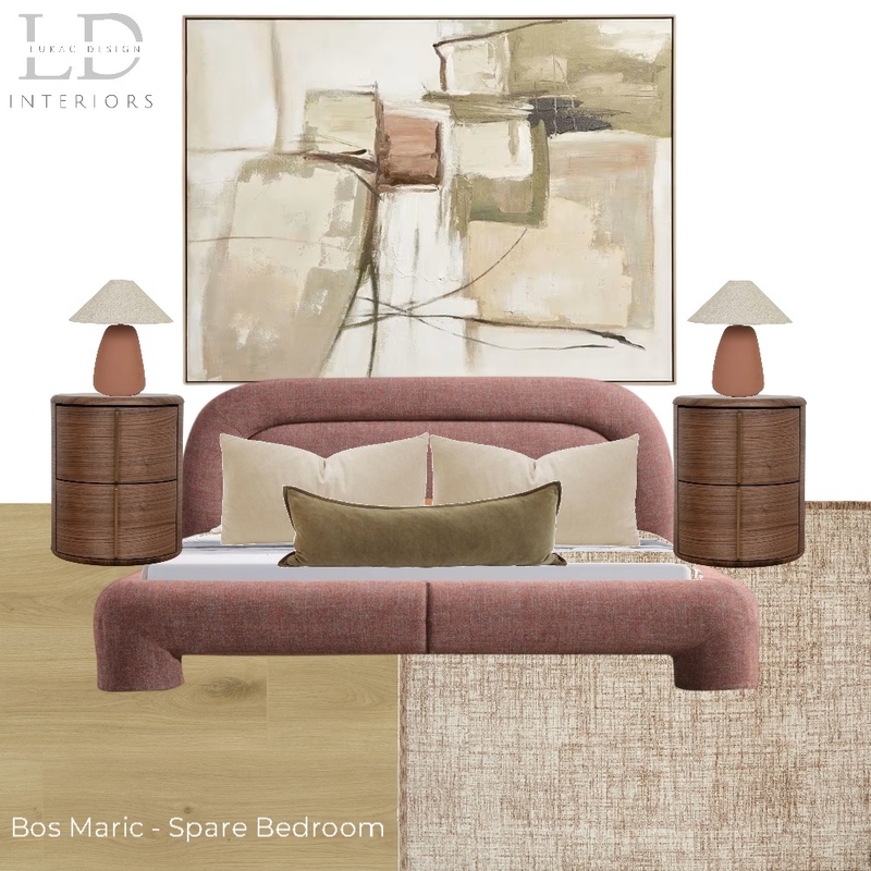 Bos Maric - Spare Bedroom5 Interior Design Mood Board by lukacdesigninteriors