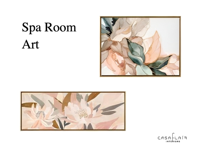 Spa room Art Interior Design Mood Board by Casa Flair Interiors