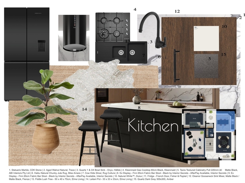 Kitchen Mood Board by thebeafactor on Style Sourcebook