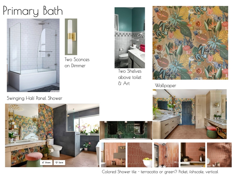 LB Primary Bath Mood Board by MTLuppino@gmail.com on Style Sourcebook