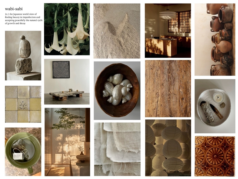 Wabi Sabi Mood Board by Harrietgreenslade on Style Sourcebook