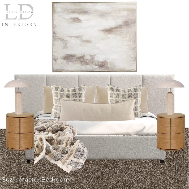 Suzi Jono - Master Bedroom1 Interior Design Mood Board by lukacdesigninteriors