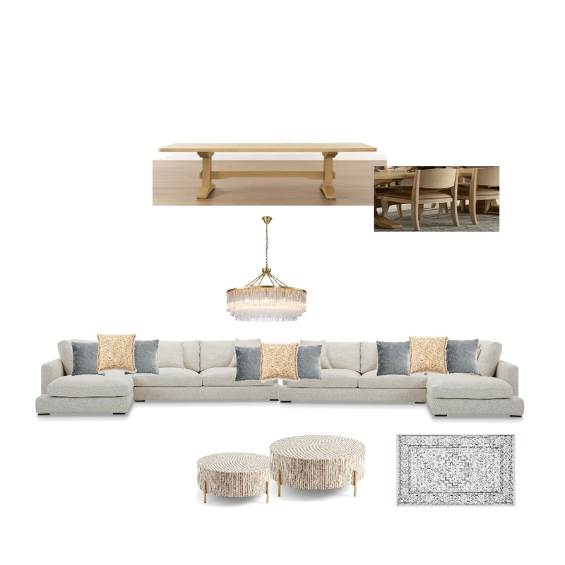 Proy. comedor - living tp nro 5 Interior Design Mood Board by Ocean D&D
