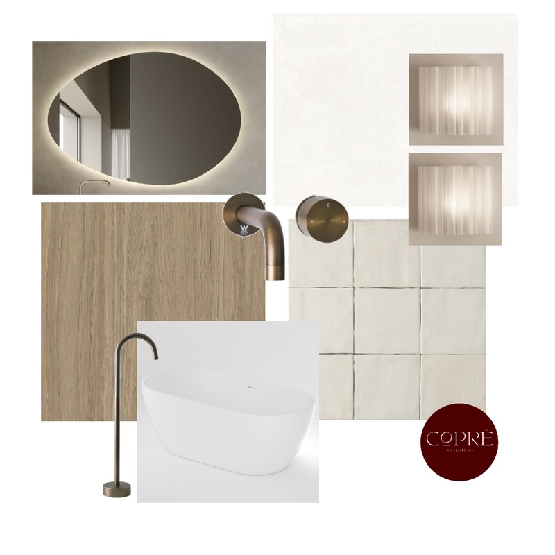 Ensuite Mood Board by COPRÈ INTERIORS on Style Sourcebook