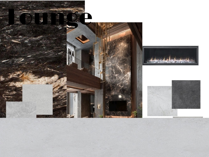 Lounge Fire Wall 1 Interior Design Mood Board by neda@archiphor.com.au