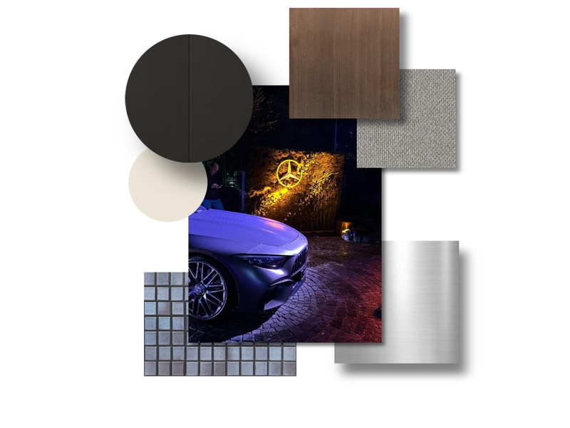 Mercedes Interior Design Mood Board by teoman1201