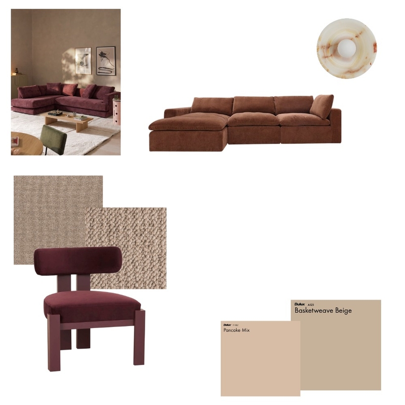 Julie & Tom - Living Interior Design Mood Board by Major Designs