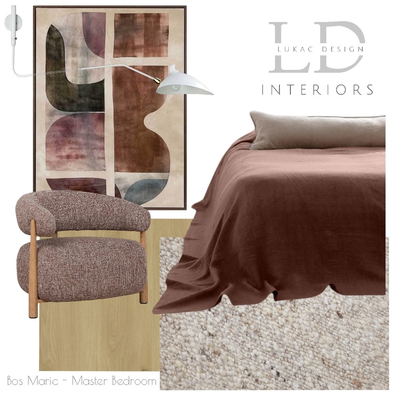 Bos Maric - Master BedroomFINAL Interior Design Mood Board by lukacdesigninteriors