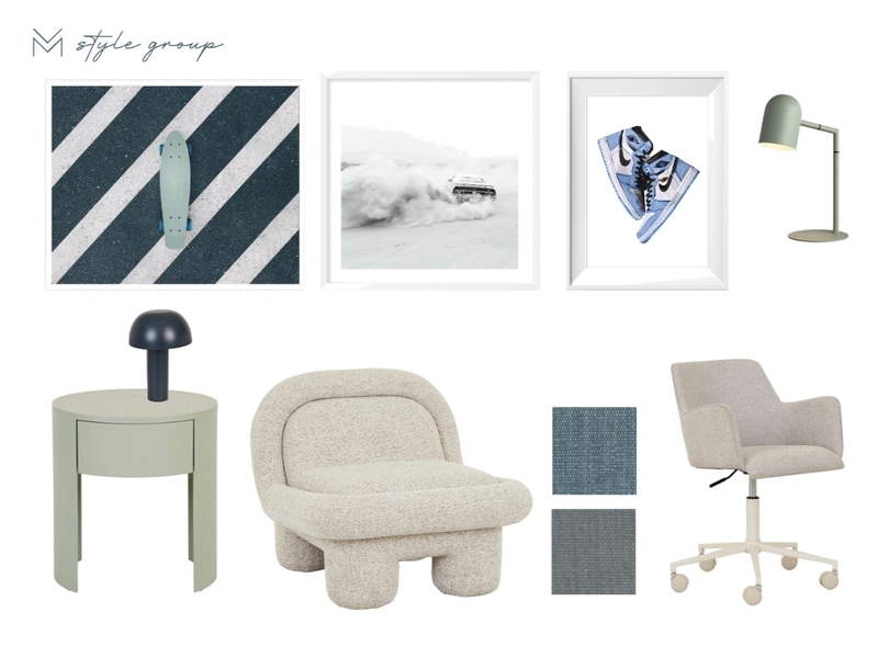 Jacks bedroom - Park Pl Interior Design Mood Board by The VM Style Group