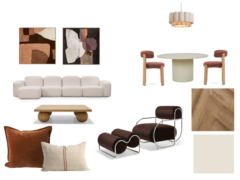 Test Warm Living Room Mood Board by Studio Lili on Style Sourcebook