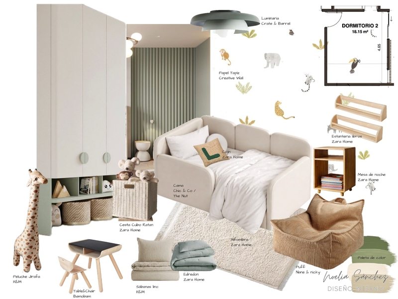 Dormitorio Luciano. 2 Mood Board by Noelia Sanchez on Style Sourcebook