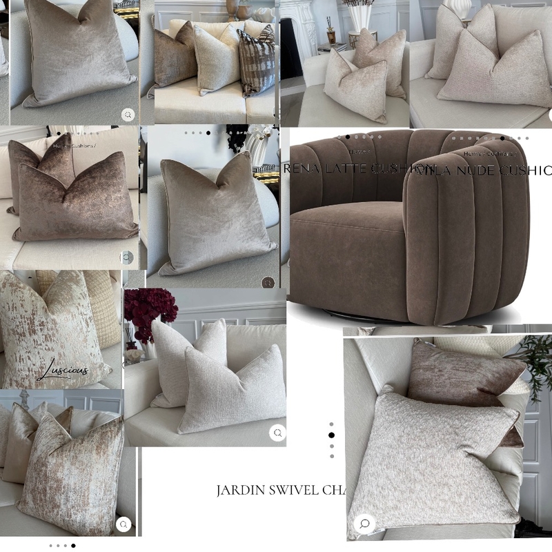 Cushion Styling Interior Design Mood Board by vids