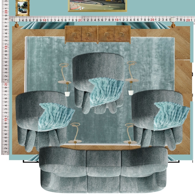 Cinema Blue Colour Drench Mood Board by dl2407 on Style Sourcebook