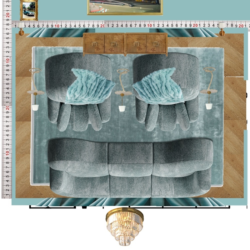 Cinema Blue Colour Drench Mood Board by dl2407 on Style Sourcebook
