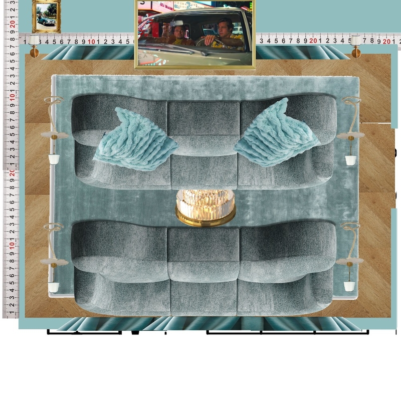 Cinema Blue Colour Drench Mood Board by dl2407 on Style Sourcebook