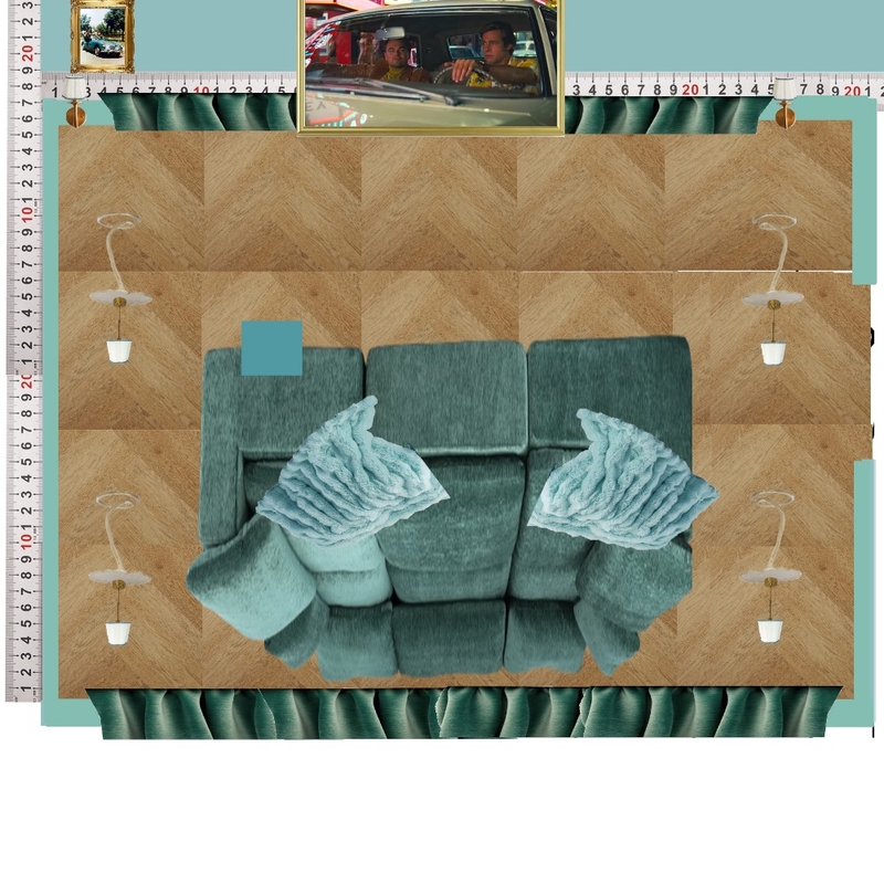 Cinema Blue Colour Drench Mood Board by dl2407 on Style Sourcebook