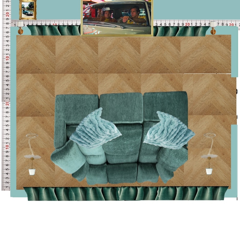 Cinema Teal Colour Drench Mood Board by dl2407 on Style Sourcebook