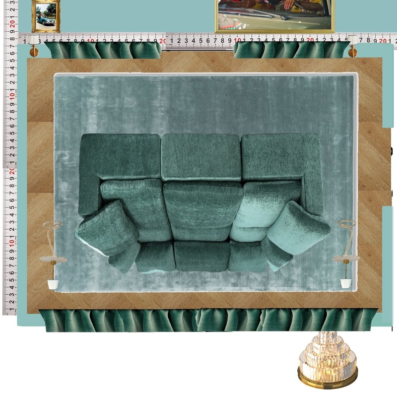 Cinema Teal Colour Drench Mood Board by dl2407 on Style Sourcebook