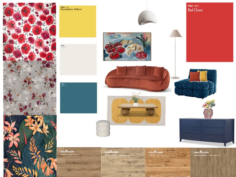 Triadic Mood Board Mood Board by ImmieDP on Style Sourcebook