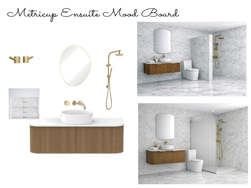 Metricup ensuite Interior Design Mood Board by Metric Designs