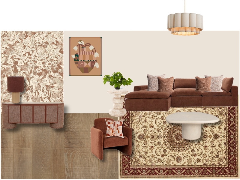 Living Room Space Interior Design Mood Board by fmckelvy
