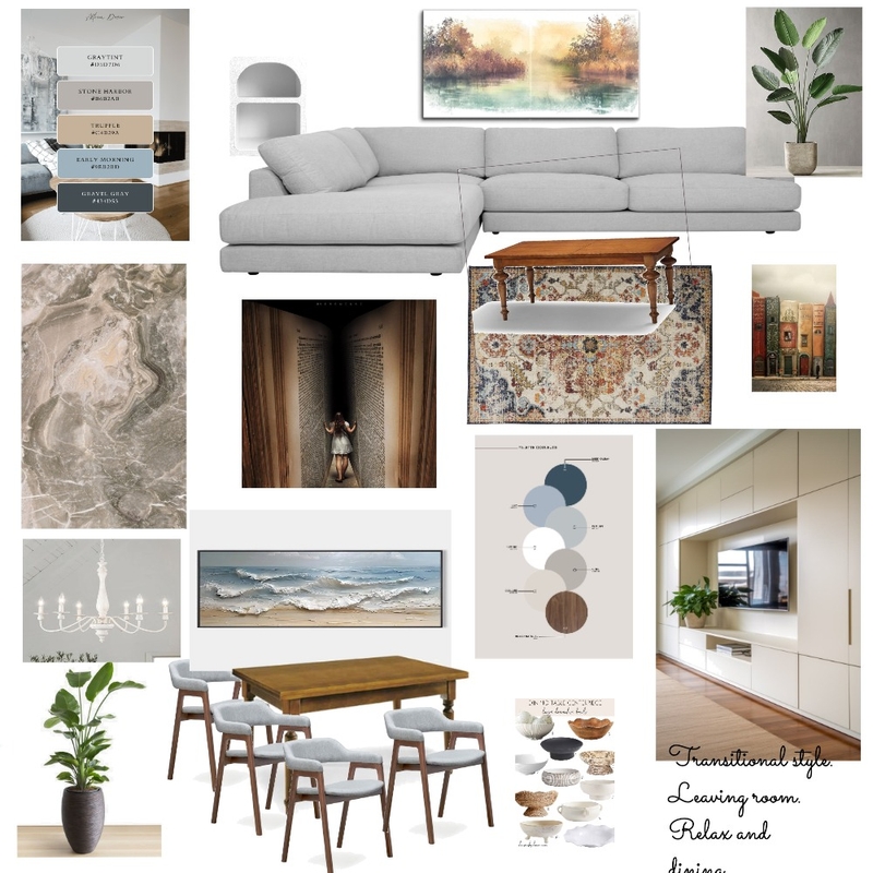 Relax area. Transitional. Mood Board by Arina VN on Style Sourcebook
