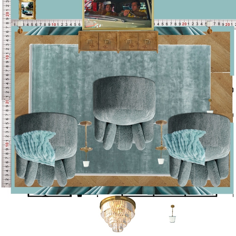 Cinema Blue Colour Drench Mood Board by dl2407 on Style Sourcebook