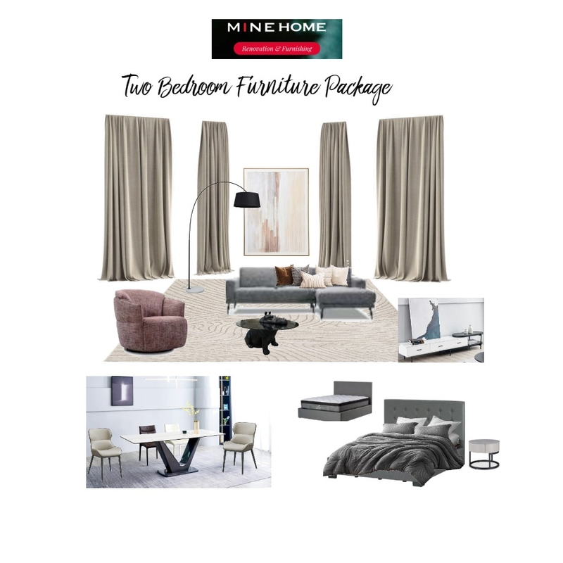 123 Interior Design Mood Board by Kildeeva