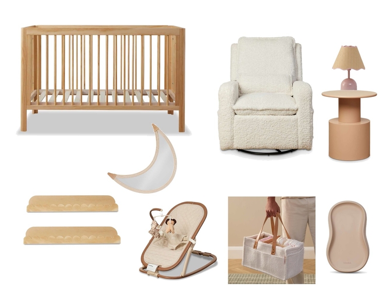 Nursery 1 Interior Design Mood Board by dakota.grenfell@gmail.com