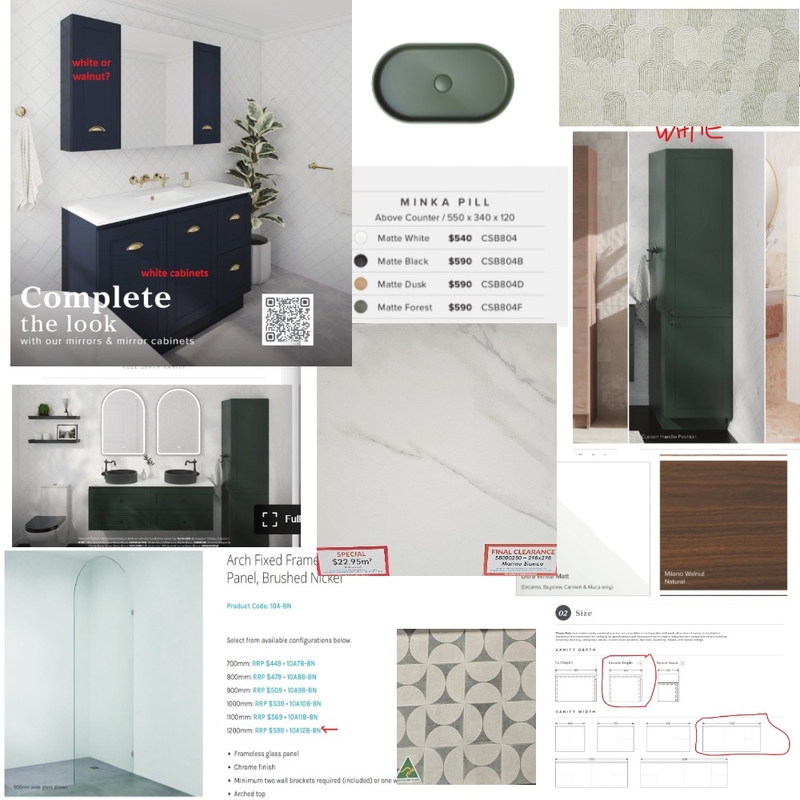 moodboard newport bathroom Interior Design Mood Board by shaggazza