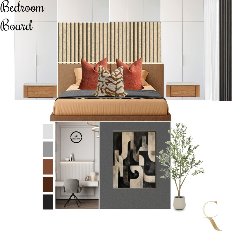 Kenny bedroom board Interior Design Mood Board by dimakatso