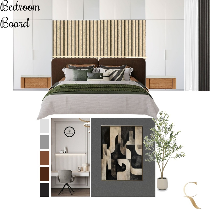 Kenny bedroom board Interior Design Mood Board by dimakatso