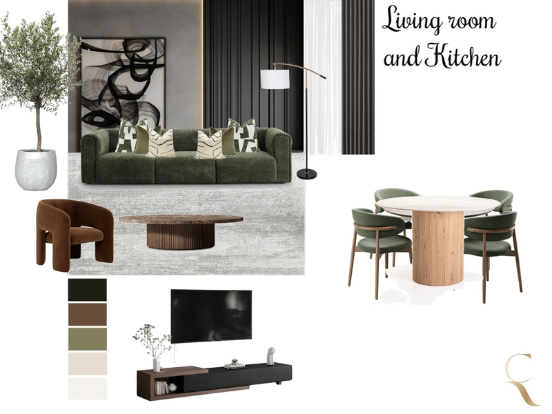 living room kenny Interior Design Mood Board by dimakatso