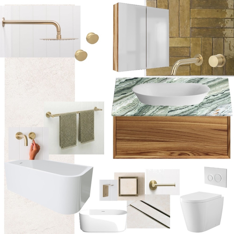 King house main bathroom Mood Board by Lady Darwin Design on Style Sourcebook