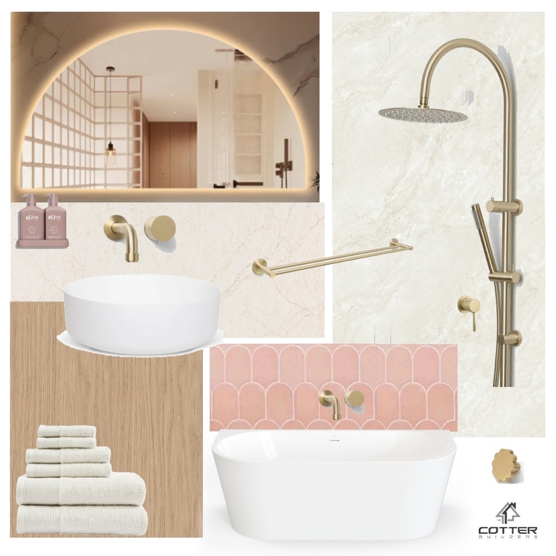 Amari - Main Bathroom Mood Board by Cotter Builders on Style Sourcebook