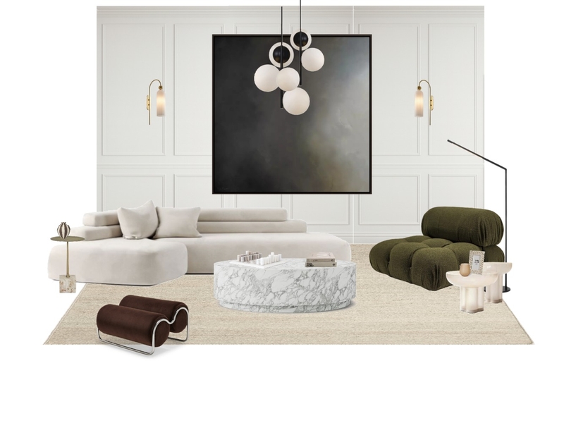 Art Deco Living Room A.2 Interior Design Mood Board by lisahardie